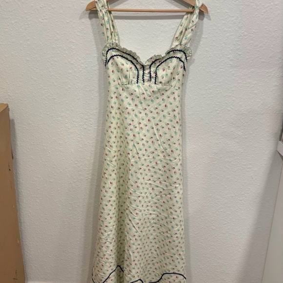 Free People Sweet Hearts Midi Dress, Medium, NWOT - Picture 6 of 8